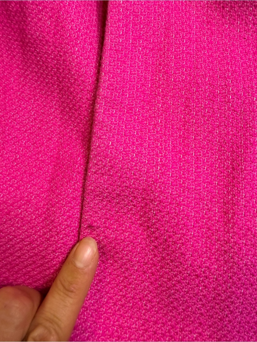 Talbots Women’s Pink Flare Sleeve Tweed Jacket Fully Lined with Pockets Sz 16W - Picture 8 of 10